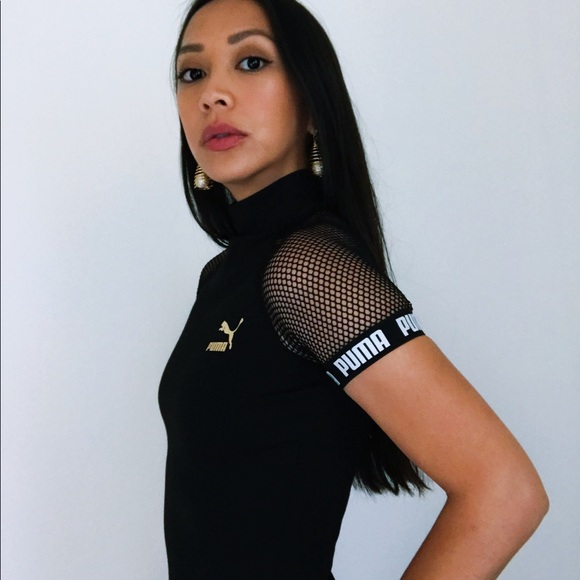 Puma Dresses & Skirts - Puma bodycon black dress